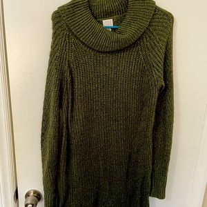 Beautiful turtleneck sweater dress